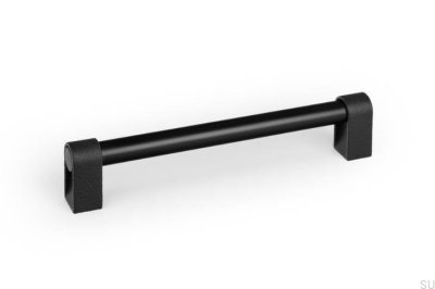 Casey 192 Elongated Furniture Handle Aluminum Matte Black