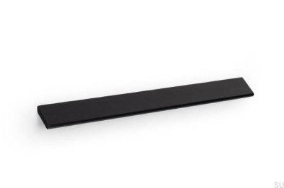 Cano 1024 Wooden Matt Black Elongated Furniture Handle