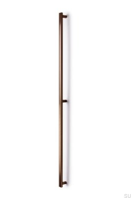 Moon Big 1056 Aluminum Bronze Brushed Elongated Furniture Handle
