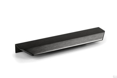 Vann 200 Aluminum Black Titanium Edge Furniture Handle