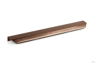 Vann 350 Aluminum Bronze Brushed Edge Furniture Handle