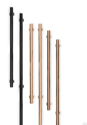 Hinoki Big 416 Aluminum Long Furniture Handle Black Brushed