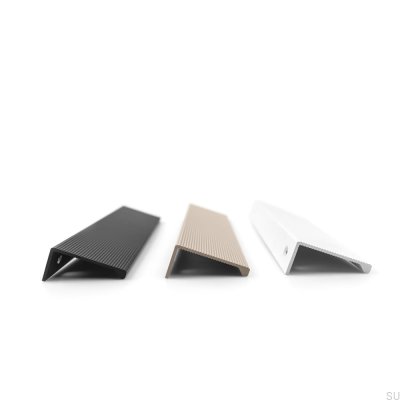 Square Aqua 94 Aluminum Cream Edge Furniture Handle