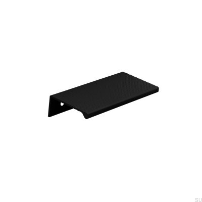 Square Aqua 94 Aluminum Black Edge Furniture Handle