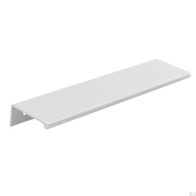 Square Aqua 190 Aluminum White Edge Furniture Handle