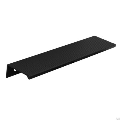 Square Aqua 190 Aluminum Black Edge Furniture Handle