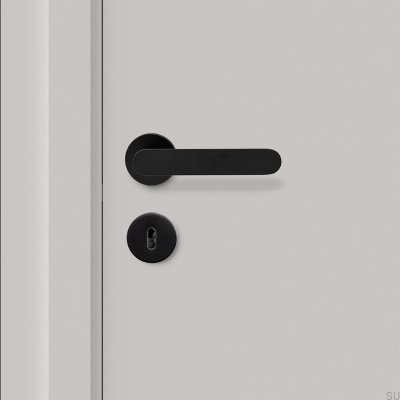 Vibe Grip Aluminum Door Handle Matte Black Standard Scandinavian