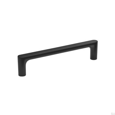 Vibe Plain 128 Metal Matt Black Furniture Handle