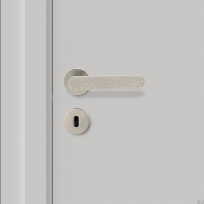 Vibe Grip Door Handle Aluminum Silver Brushed