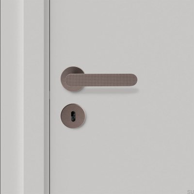 Vibe Grip Aluminum Door Handle Dark Brown Scandinavian Standard