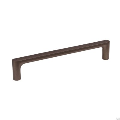 Vibe Plain 160 Metal Dark Brown Elongated Furniture Handle