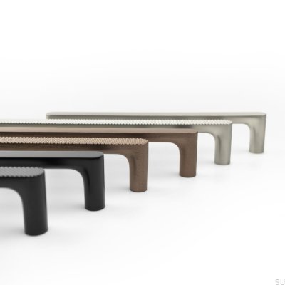 Vibe Grip 160 Metal Dark Brown Elongated Furniture Handle