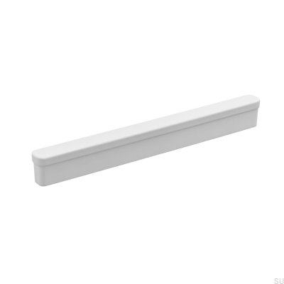 Appia 160 Metal White Elongated Furniture Handle