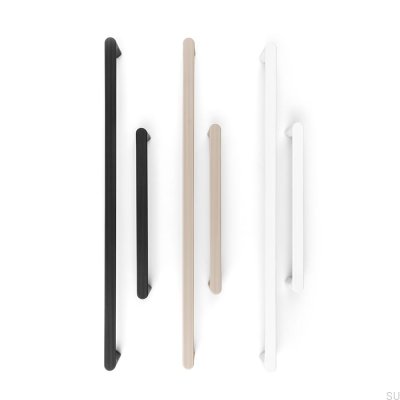 Aqua-Rama 160 Metal White Elongated Furniture Handle