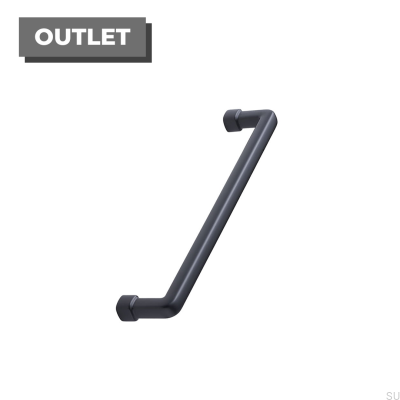 Long furniture handle Equester 320 Black Mat
