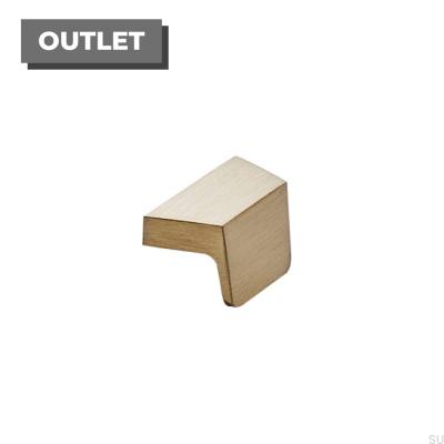 Envelope Gold Brushed furniture knob