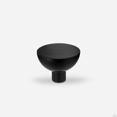 Furniture knob Luna M Brass Black