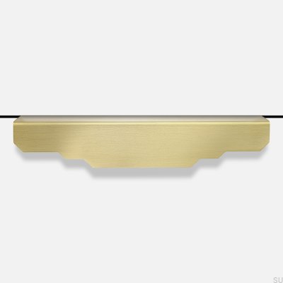 Karla edge furniture handle Brass Brushed Unpainted