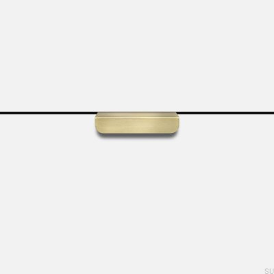 Edge furniture handle Else Brass Brushed Unpainted