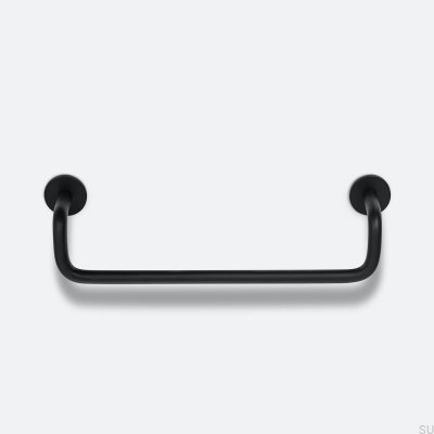 Ava 128 oblong furniture handle, black brass