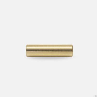 Siv M oblong furniture handle, brushed brass, unvarnished