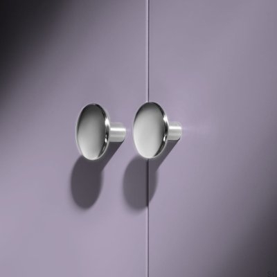 Celine M 35 furniture knob Brass Silver Chrome