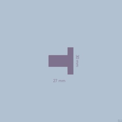 Nena MW Hanger Brushed Stainless Steel