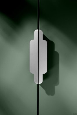 Tilda Silver Matt 160 Steel Brushed Matt Silver Furniture Edge Handle