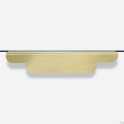 Tilda Matt 160 edge furniture handle Brass Gold Brushed Matt