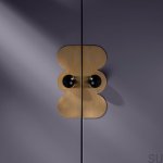 U.0.5.2 --Gałka-meblowa-z-podkładką-Odete-M-Pillow-Countess-Mosiężna-Czarna-ze-Złotym-Nielakierowanym-Szczotkowanym-(2 sztuki)-Open&Hide-Skandynawskie-Uchwyty_3