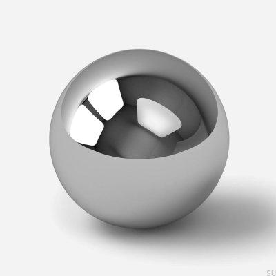 Odete L furniture knob Brass Silver Chrome