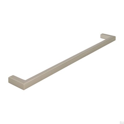 Elongated furniture handle 2108 224 Metal Silver Matte
