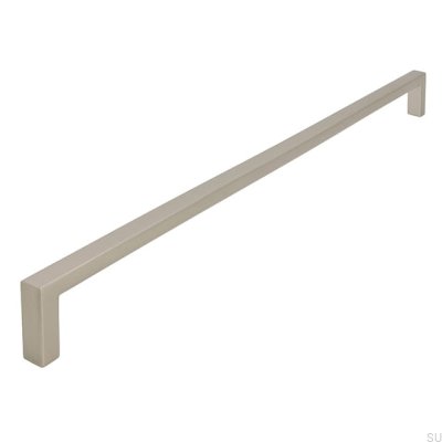Elongated furniture handle 2108 320 Metal Silver Matte