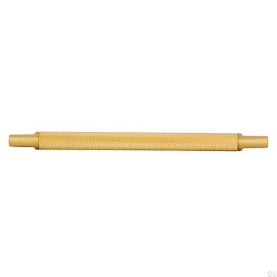 Elongated furniture handle 2457 160 Aluminum Gold Brushed