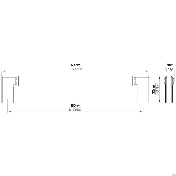 2457-174ZN87ZN87--Uchwyt-meblowy-podłużny-2457-160-Aluminiowy-Złoty-Szczotkowany-Siro-Skandynawskie-Uchwyty_5