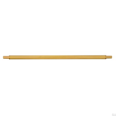 Elongated furniture handle 2457 320 Aluminum Gold Brushed