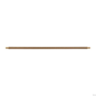 Elongated furniture handle 2457 480 Aluminum Antique Gold