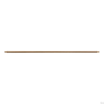 Elongated furniture handle 2457 736 Aluminum Antique Gold