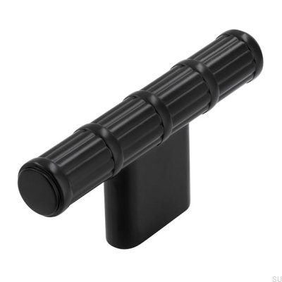 T-Bar 2607 69 Metal Matte Black Furniture Knob