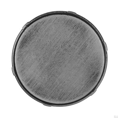 Furniture knob 2612 35 Metal Silver Brushed