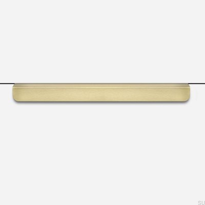 Edge furniture handle Edit 300 (L) Brushed Brass Unvarnished