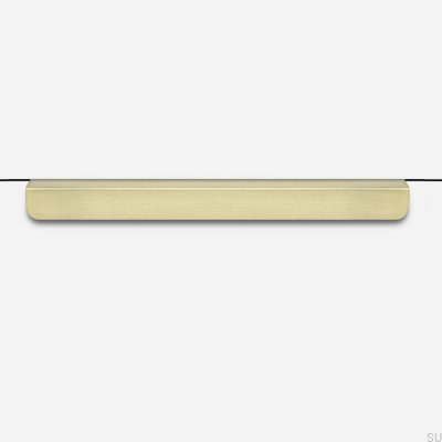 Edge furniture handle Edit 300 (L) Matt Brass Brushed Matt