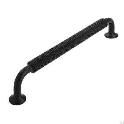 Elongated furniture handle 2630 160 Metal Matte Black