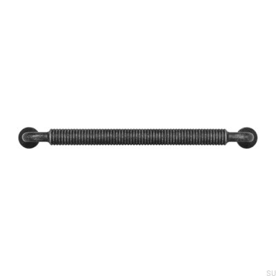 Elongated furniture handle 2630 160 Metal Silver Brushed