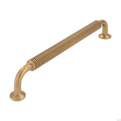 Elongated furniture handle 2630 160 Metal Gold