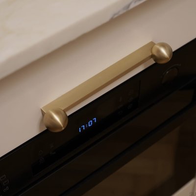 Duo 205 oblong furniture handle Brass Unvarnished