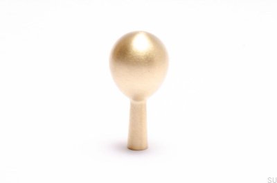 Drop 56 Gold Brass Wall Hanger Brushed Unlacquered