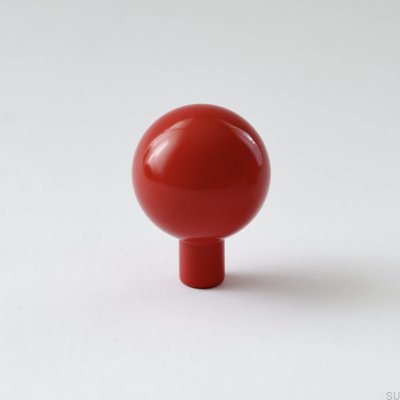 Furniture knob Ball 30 Steel Red