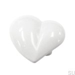 Zdjecie galki Heart bialej