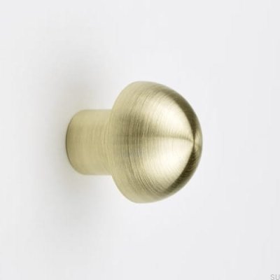 Marbelo 03 Wall Hanger Brushed Brass Unvarnished